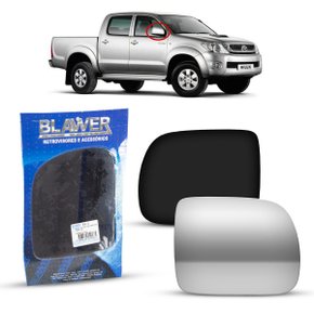 Lente Refil Retrovisor Hilux 2005 a 2011 Lado Direito Passageiro BLAWER