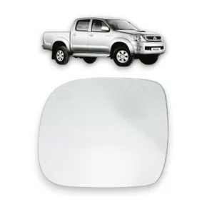 Lente Refil Retrovisor Hilux 2005 a 2011 Lado Esquerdo