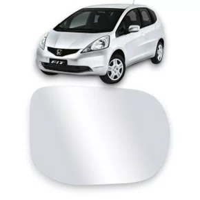 Lente Refil Retrovisor Honda Fit 2004 a 2008 Lado Direito