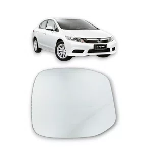 Lente Refil Retrovisor Honda New Civic Sem Pisca Esquerdo