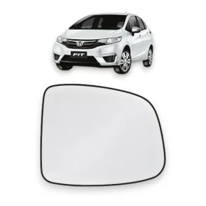 Lente Refil Retrovisor Honda New Fit City Direito