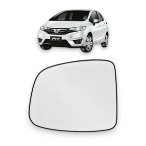 Lente Refil Retrovisor Honda New Fit City Esquerdo