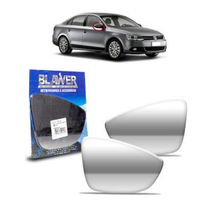 Lente Refil Retrovisor Jetta 2011 a 2016 Lado Direito Passageiro BLAWER  