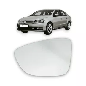Lente Refil Retrovisor Jetta 2011 a 2016 Lado Esquerdo