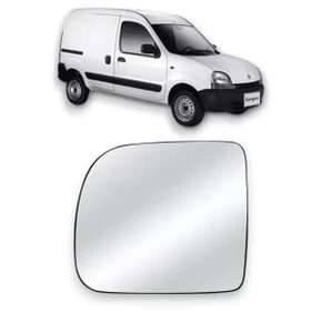 Lente Refil Retrovisor Kangoo 1998 a 2002 Lado Esquerdo