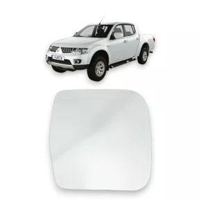 Lente Refil Retrovisor L200 Outdoor TR4 2009 a 2014 Direito