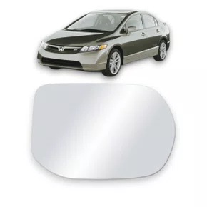 Lente Refil Retrovisor New Civic 2007 a 2011 Lado Direito
