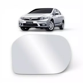 Lente Refil Retrovisor New Civic 2012 a 2016 C/Pisca Direito