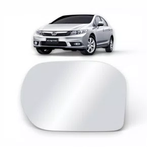 Lente Refil Retrovisor New Civic 2012 a 2016 C/Pisca Esquerdo