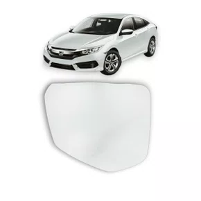 Lente Refil Retrovisor New Civic 2017 a 2020 G10 Esquerdo