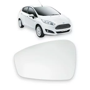 Lente Refil Retrovisor New Fiesta 2011 a 2019 Lado Esquerdo