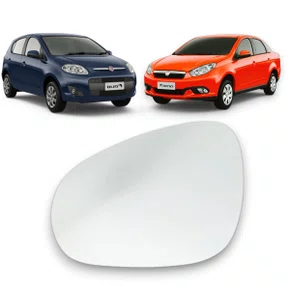 Lente Refil Retrovisor Palio Grand Siena Mobi Esquerdo