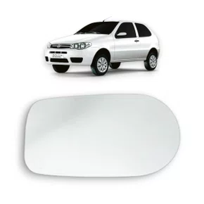 Lente Refil Retrovisor Palio Siena Strada Uno Fire Direito