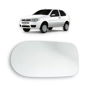 Lente Refil Retrovisor Palio Siena Strada Uno Fire Esquerdo
