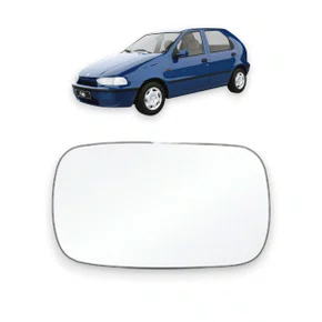 Lente Refil Retrovisor Palio Siena Strada Uno Fire Esquerdo
