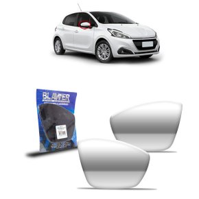 Lente Refil Retrovisor Peugeot 208 2012 a 2018 Lado Direito Passageiro BLAWER 