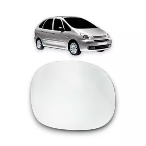 Lente Refil Retrovisor Picasso C3 2003 até 2012 Direito