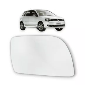Lente Refil Retrovisor Polo 2002 a 2007 Lado Direito Passageiro FLABEG