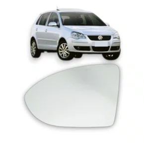 Lente Refil Retrovisor Polo 2012 a 2015 Lado Esquerdo Motorista BLAWER