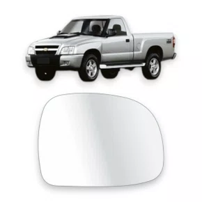 Lente Refil Retrovisor S10 Blazer 1995 a 2011 Lado Direito