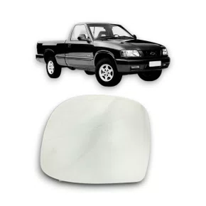 Lente Refil Retrovisor S10 Blazer 1995 a 2011 Esquerdo