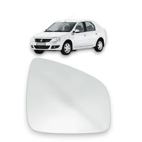 Lente Refil Retrovisor Sandero Logan 2010 a 2014 Direito