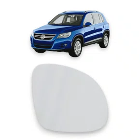 Lente Refil Retrovisor Tiguan 2009 a 2014 Lado Direito
