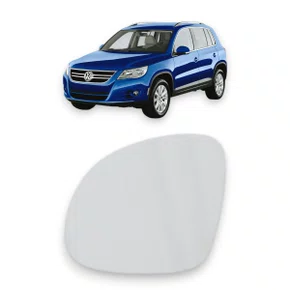 Lente Refil Retrovisor Tiguan 2009 a 2014 Lado Esquerdo