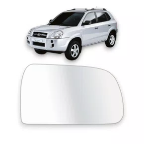 Lente Refil Retrovisor Tucson 2004 a 2017 Lado Direito