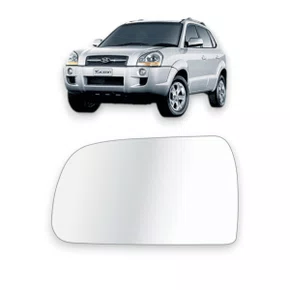 Lente Refil Retrovisor Tucson 2004 a 2017 Lado Esquerdo 
