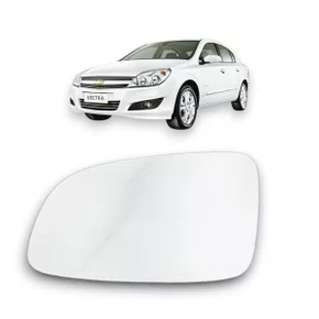 Lente Refil Retrovisor Vectra Novo 2006 a 2012 Esquerdo
