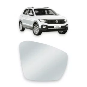 Lente Refil Retrovisor VW T-Cross 2019 a 2022 Lado Direito