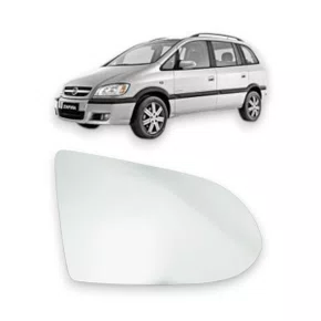 Lente Refil Retrovisor Zafira 2001 a 2012 Lado Direito
