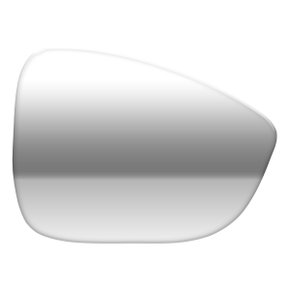 Lente S/ Base Refil Retrovisor Aircross 2011 a 2014 Direito Caroneiro BLAWER