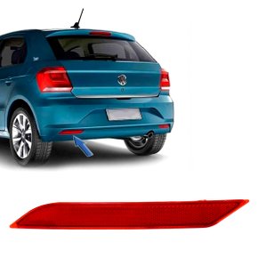 Lente Traseira Parachoque Refletor Gol G7 G8 2017 a 2022 Lado Direito Caroneiro