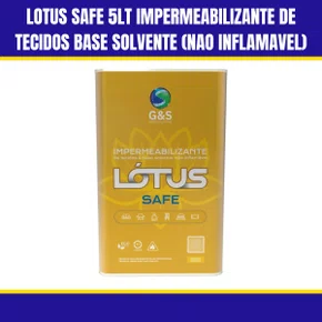 Lotus Safe 5LT Impermeabilizante De Tecidos Base Solvente Nao Inflamavel