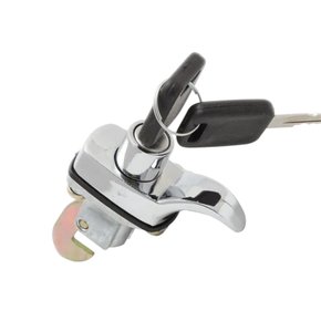 Maçaneta Ext. Tampa Motor C/Chave Cromada Metal Fusca até 1996 Kombi 1967 a 1997 