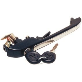 MACANETA EXTERNA PORTA C/CHAVE FRISO INOX Macaneta Externa Porta Gol Voyage Parati Saveiro 1982 a 1986 C/Friso Inox Lado Direito Passageiro