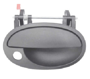 Maçaneta Externa Porta Corsa Novo Montana Meriva Sem Chave Preto Dianteira Direito Passageiro 