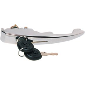 Maçaneta Externa Porta Diant Metal Cromado Fusca 1977 a 1996 Brasilia 1973 a 1981 
