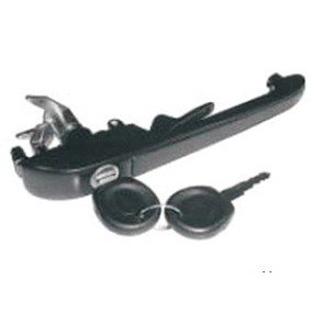 Maçaneta Externa Porta Direita C/Chave Friso Preto Gol Parati Voyage Saveiro  