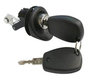 Maçaneta Externa Porta Malas Com Chave Clio Logan 2005 a 2016 Predisposta P/Elétrica Preto