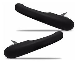 Maçaneta Externa Santana Quantum 1998 a 2006 Preto Traseira Direito Passageiro