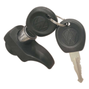 Maçaneta Externa Tampa Mala Com Chave Kombi Clipper 1997 a 2013 Preto