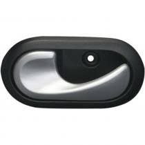 Maçaneta Interna Porta Sandero Logan Duster Megane 2007 A 2021 Prata Esquerdo Motorista