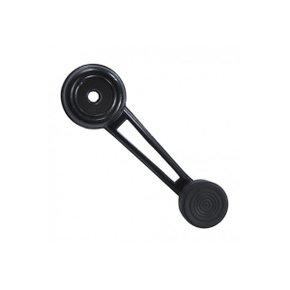 Manivela Regulador do Vidro Belina Corcel Delrey Pampa 1970 a 1997 Preto Metal Sem Lado