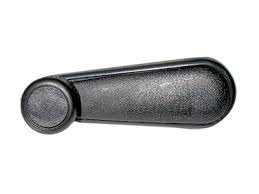 Manivela Regulador do Vidro Brasilia Delivery Fusca Gol 1973 a 1990 Preto Metal Sem Lado