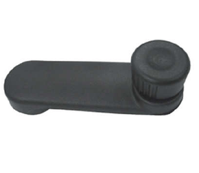 Manivela Regulador do Vidro Clio Daily Kangoo Megane 1996 a 2016 Preto Sem Lado