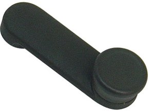 Manivela Regulador do Vidro Corsa Wagon Sedan Classic Pickup 1993 a 2016 Preto Plástico Sem Lado