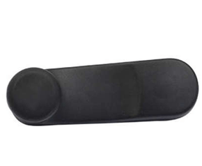 Manivela Regulador do Vidro Fiorino Strada Uno 2010 a 2020 Preto Sem Lado